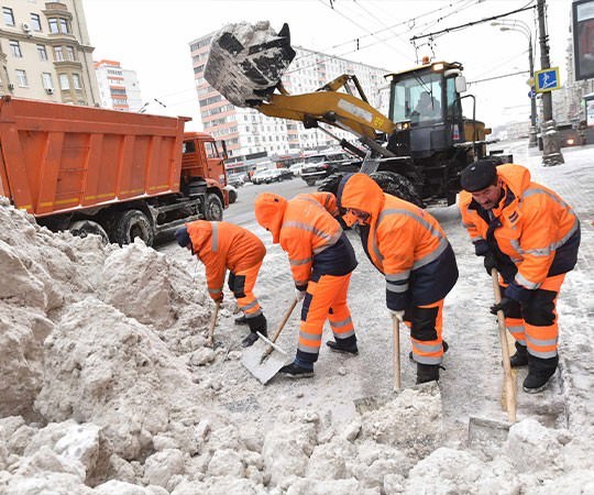 Уборка снега во Фрязино и  Московской области